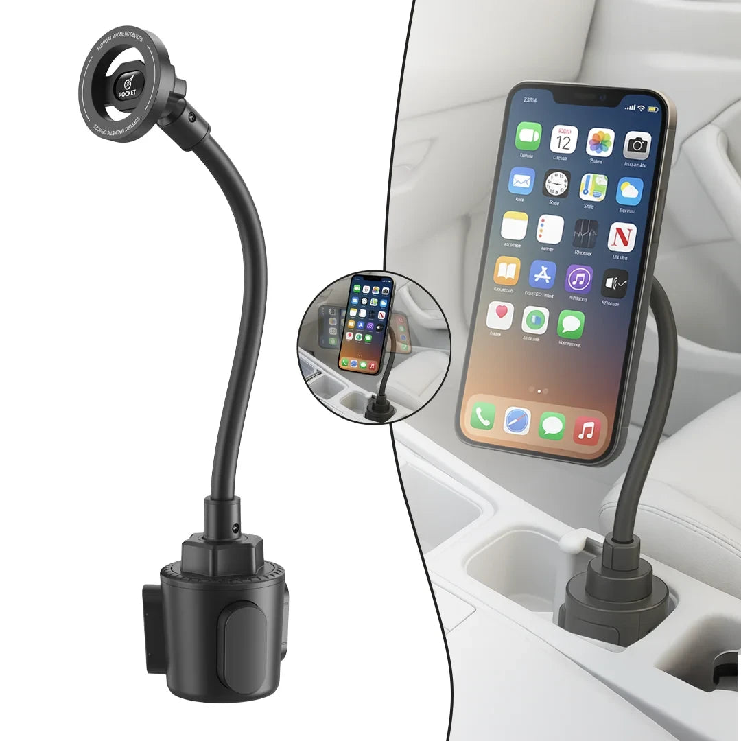 Magsafe Magnetic Adjustable Car Cup Phone Holder -C46
