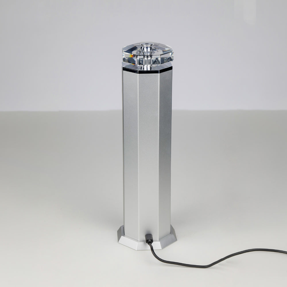 LZEL Aroma Diffuser Aromavista Essence Premium Scent Diffuser Led Display - Cold Air Diffusion Tech - 120 Ml - Silver