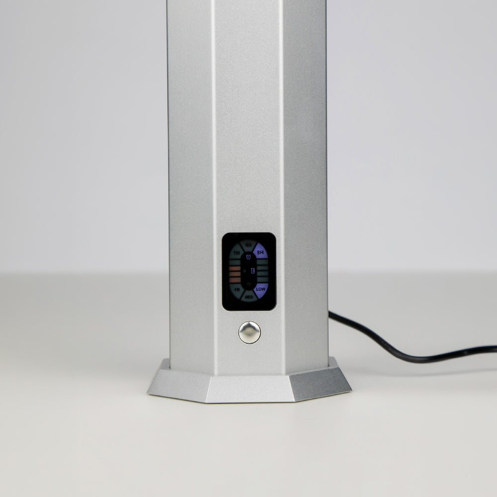 LZEL Aroma Diffuser Aromavista Essence Premium Scent Diffuser Led Display - Cold Air Diffusion Tech - 120 Ml - Silver