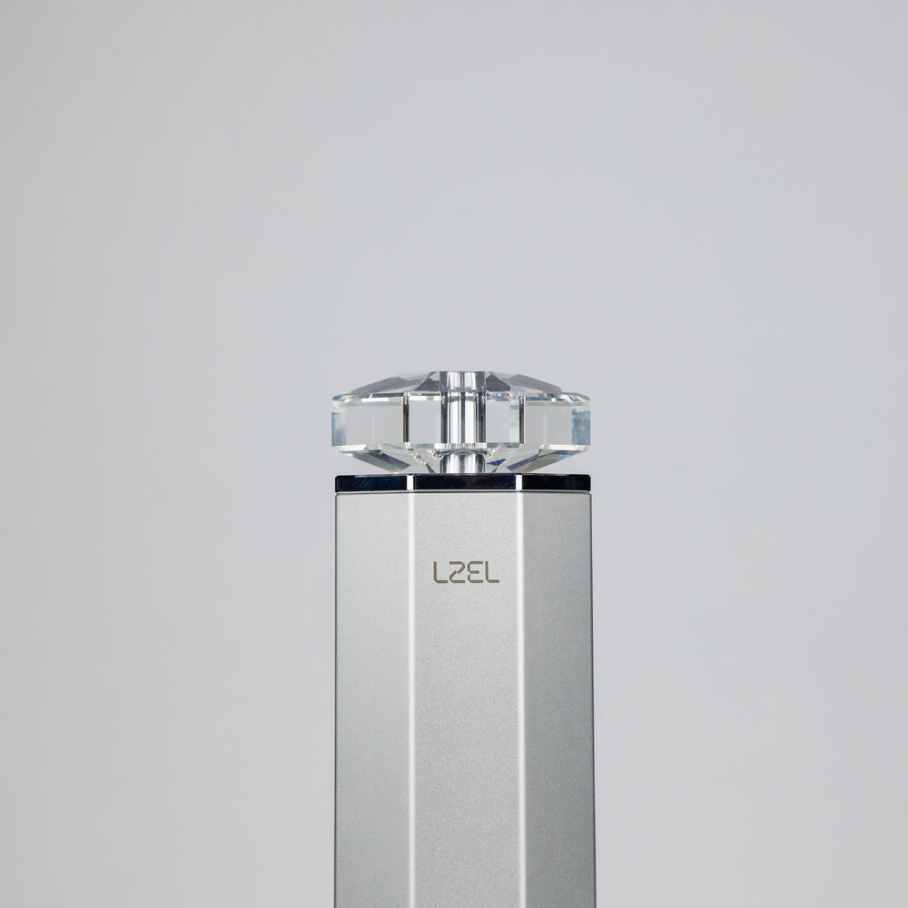 LZEL Aroma Diffuser Aromavista Essence Premium Scent Diffuser Led Display - Cold Air Diffusion Tech - 120 Ml - Silver