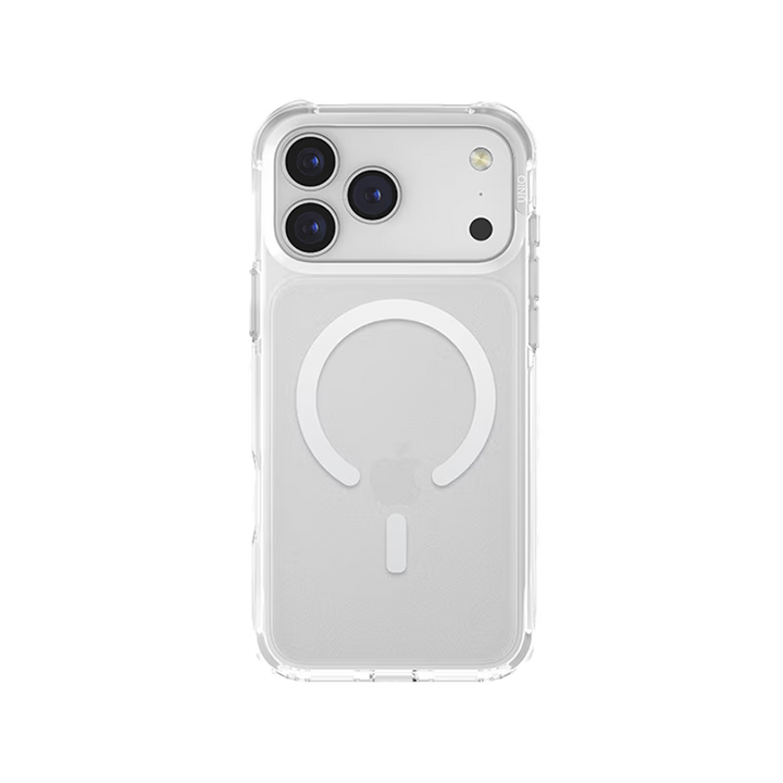 Uniq Hybrid Lifepro Xtreme MagSafe case for iPhone 17 Pro - Frost Clear / White