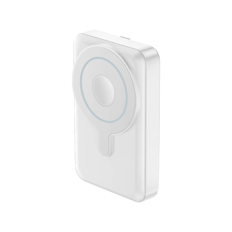 Bazic GoPower MagSafe Compatible Power Bank With Built In Apple Watch Charger 10000mAh - White