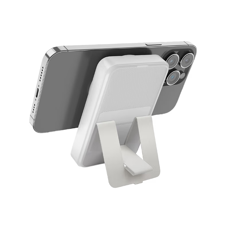Bazic GoPower MagSafe Compatible Power Bank With Built In Apple Watch Charger 10000mAh - White