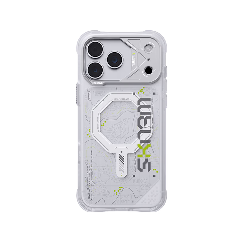 SkinArma Sonar MagSafe Case for iPhone 18 Pro Max - White