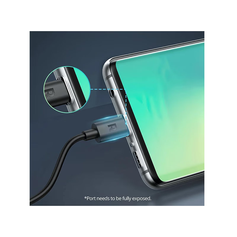 RavPower 60W USB-C to USB-C Cable 1M - Black