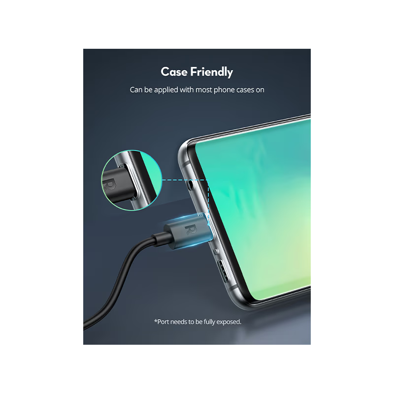 RavPower 60W USB-C to USB-C Cable 2M - Black