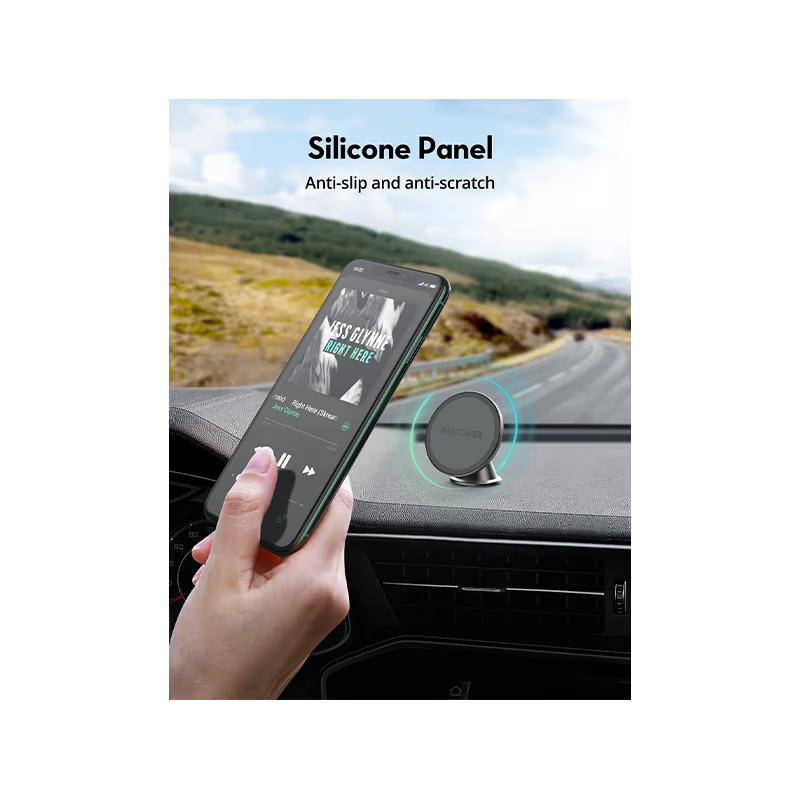 RavPower Magnetic Car Phone Mount - Black