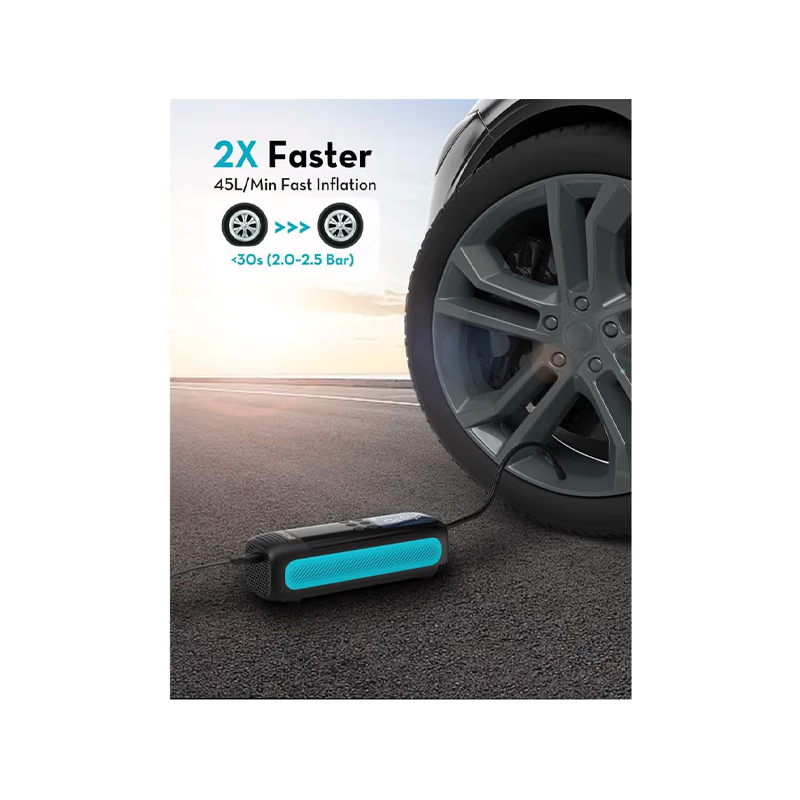 RavPower Smart Car Tire Inflator - Black