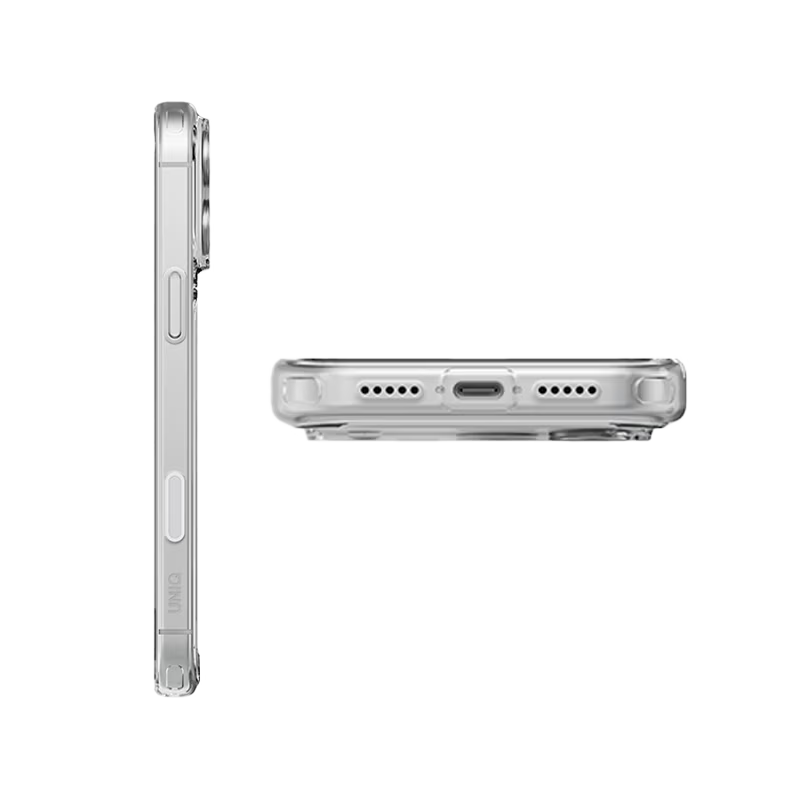 Uniq Hybrid Clearvue 360 Essential Bundle Pack (MagSafe Case + Screen Protector + Camera Lens Protector + 1M USB- C to C Cable) for iPhone 18 Pro Max