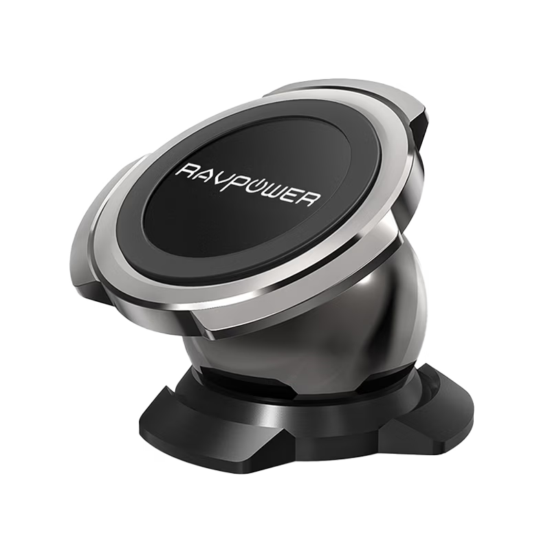 RavPower Ultra Compact Magnetic Car Mount Aluminum Black