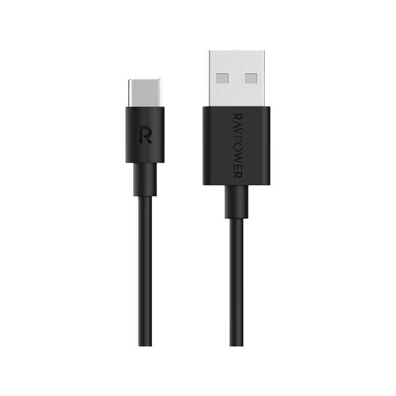 RavPower USB-A to USB-C Cable 1m - Black