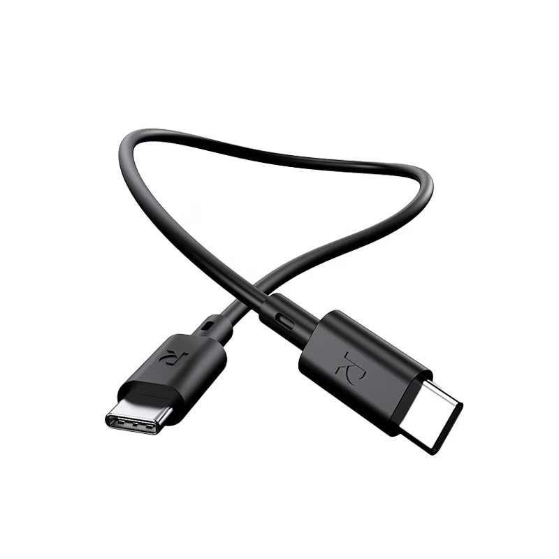 RavPower USB-C 20W Car Charger + 60W USB-C to USB-C Cable 1M - Black