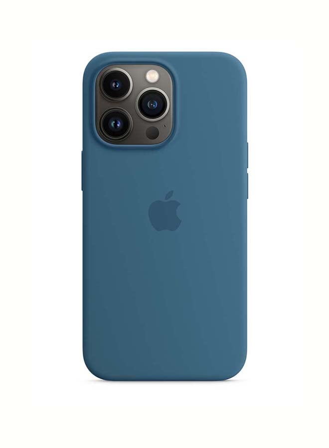 APPLE-iPhone 13 Pro MagSafe Silicone Back Cover – LO – Blue Jay