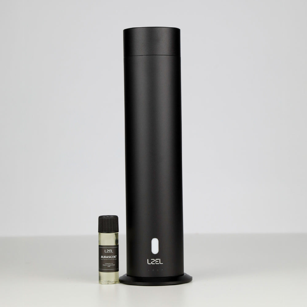 LZEL Aroma Diffuser Aromavista Luxe Luxury Scent Diffuser 120ml, Remote Controlled -Silver