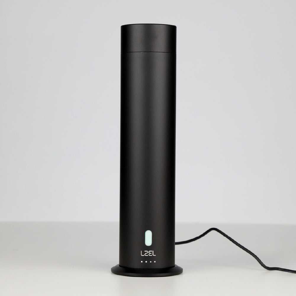 LZEL Aroma Diffuser Aromavista Luxe Luxury Scent Diffuser 120ml, Remote Controlled -Silver