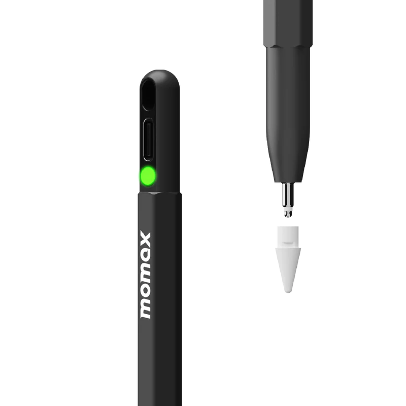 Momax Mag.Link Pop Magnetic Active Stylus Pen - Black