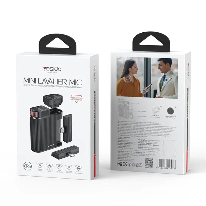 Yesido KR19 Mini Lavalier Mic