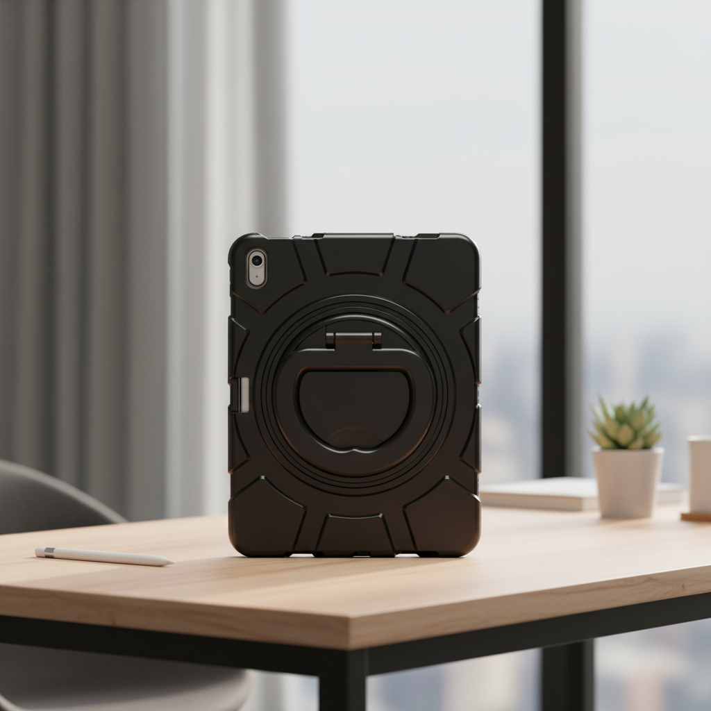 Asli Global Smartix Armor Shockproof Case for iPad 10th & 11th Generation (10.9" & 11") - Black