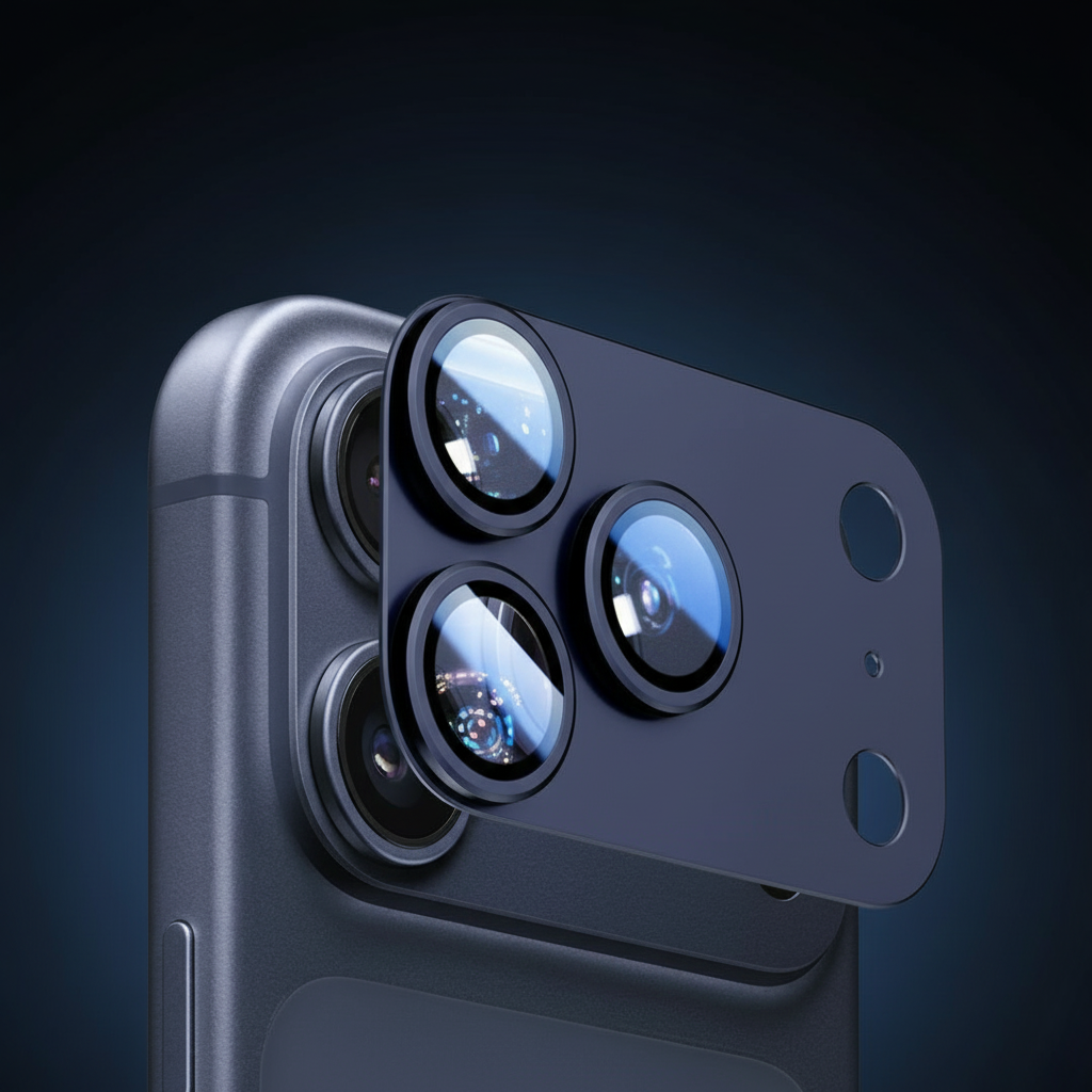 Anank All-in-one Camera Guard For iPhone 17 Pro Max - Deep Blue
