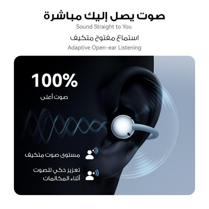 Huawei FreeClip 2 Wireless Earbuds + Free Cover + Bundle Offer | Black