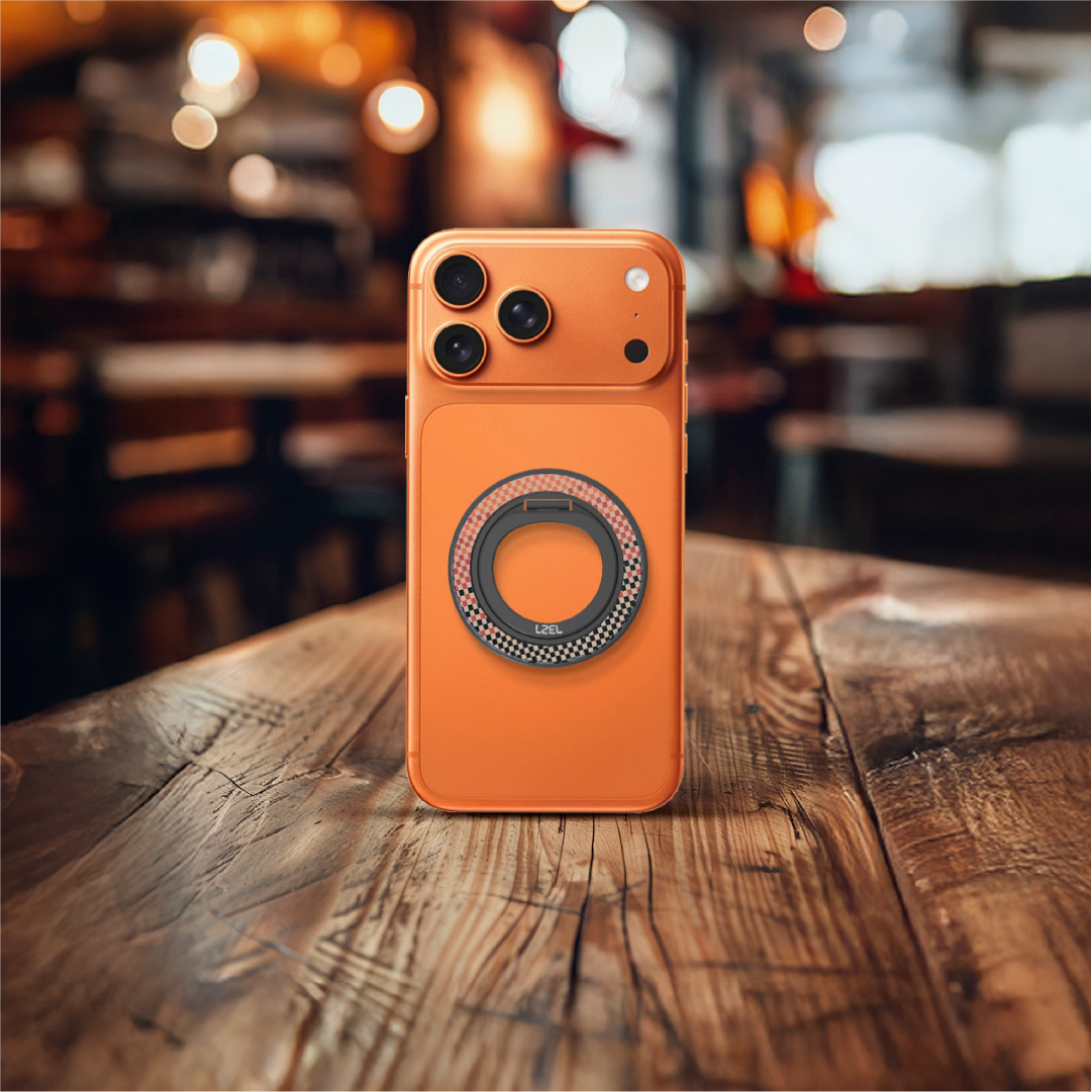 LZEL Magsafe 360 Kickstand Ring For iPhone - Orange