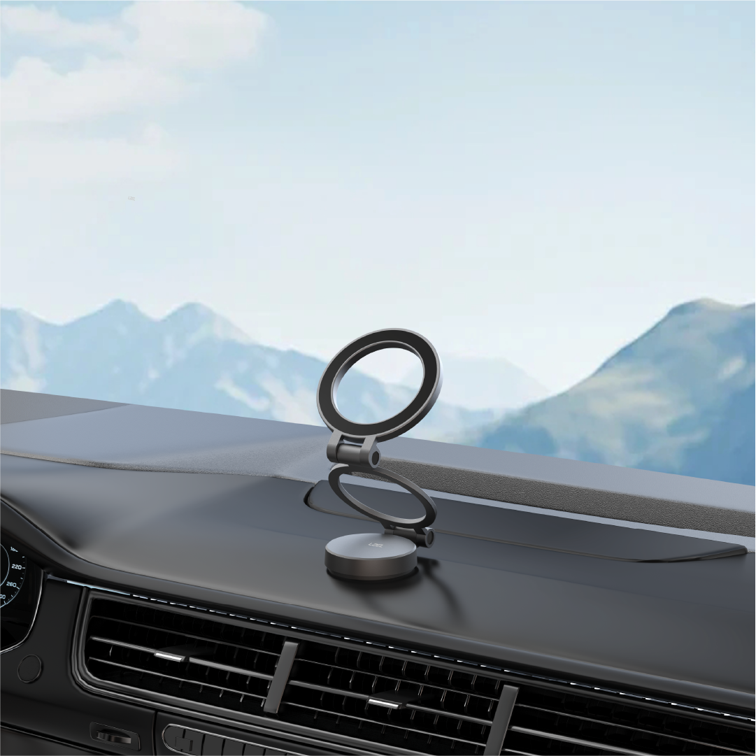 LZEL 360° Magnetic Suction Phone Holder Three-Axis Adjustable Angle - Robust Magnetic Grip