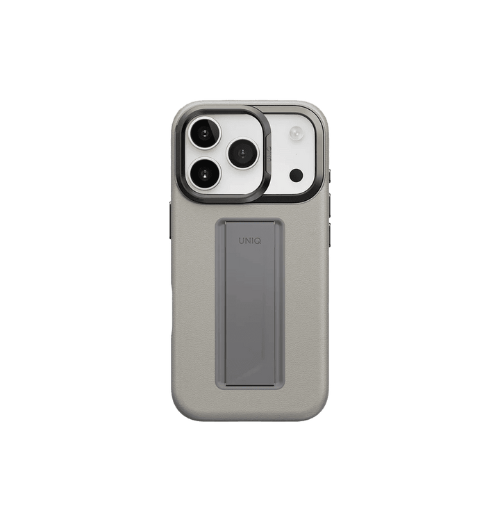 UNIQ Hybrid Heldro Pro MagClick Case with Camera Stand for iPhone 17 Pro max | Caly