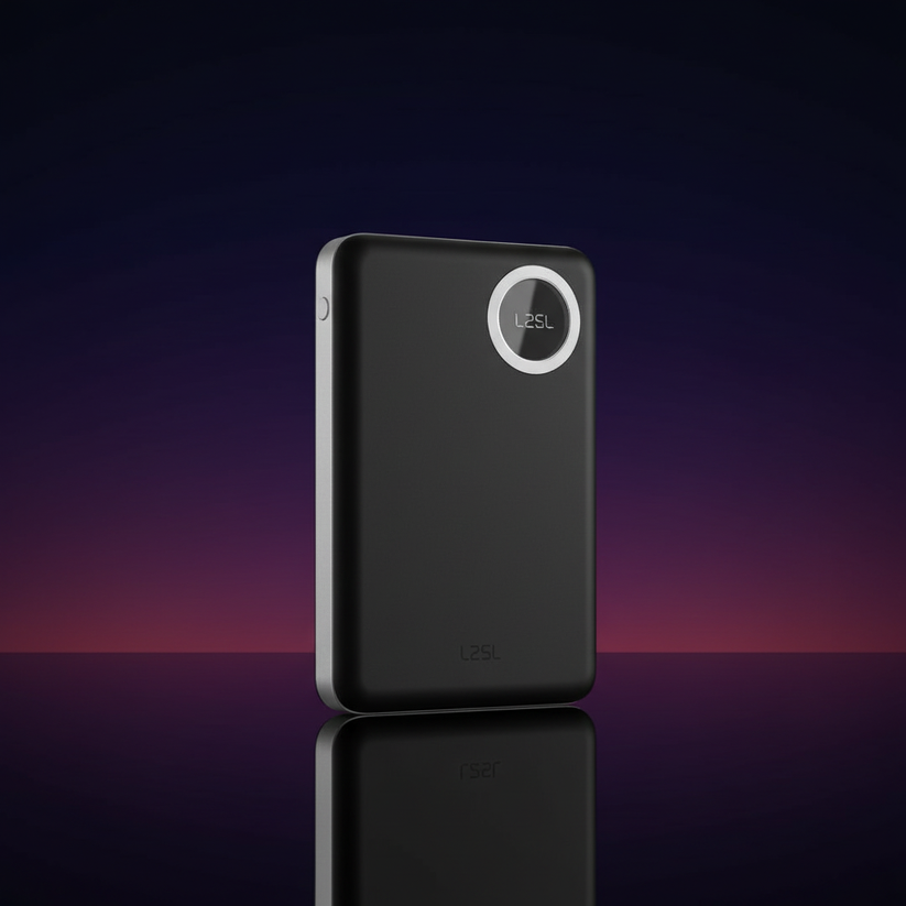 LZEL Novus MagPower 10,000mAh PD MagSafe Power Bank 20W USB-C - Black