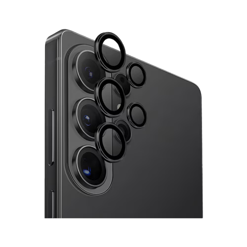 Uniq Optix Aluguard Camera Lens Protector for Samsung Galaxy S26 Ultra - Midnight Black