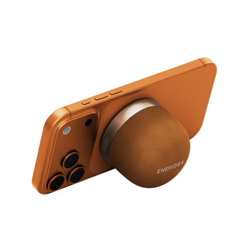 Energea MagAudio Go Portable Magsafe Speaker With Lanyard - Orange