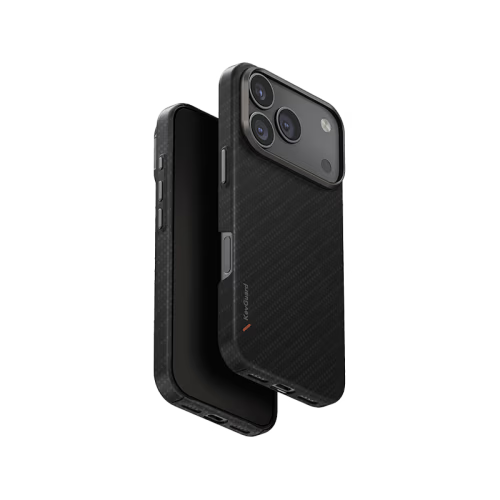 Uniq Hybrid Keva Edge MagSafe Case for iPhone 17 Pro - Carbon Black