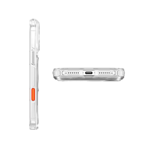 Uniq Hybrid Swivix With 360 Rotating Kickstand MagSafe Case for iPhone 17 Pro - Lucent Clear