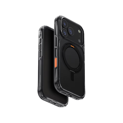 Uniq Hybrid Swivix With 360 Rotating Kickstand MagSafe Case for iPhone 17 Pro - Carbon Black