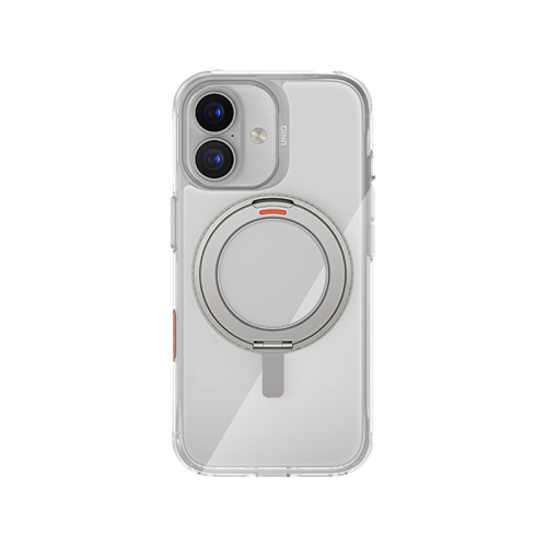 Uniq Hybrid Swivix With 360 Rotating Kickstand MagSafe Case for iPhone 17 - Lucent Clear