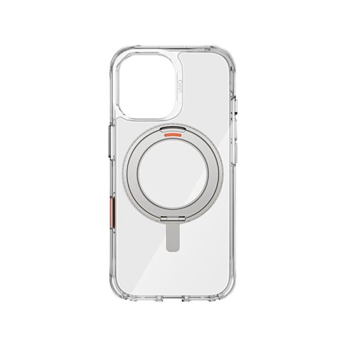 Uniq Hybrid Swivix With 360 Rotating Kickstand MagSafe Case for iPhone 17 - Lucent Clear