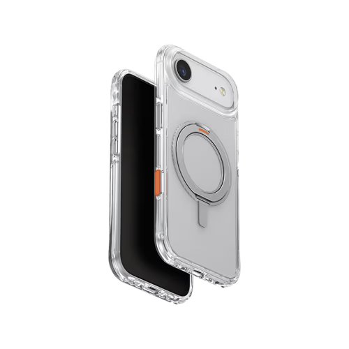Uniq Hybrid Swivix With 360 Rotating Kickstand MagSafe Case for iPhone Air- Lucent Clear
