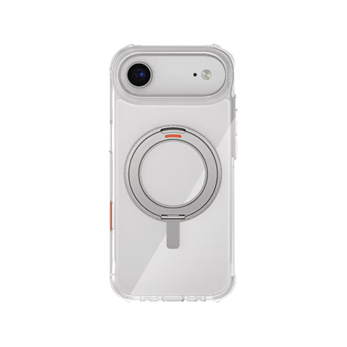 Uniq Hybrid Swivix With 360 Rotating Kickstand MagSafe Case for iPhone Air- Lucent Clear