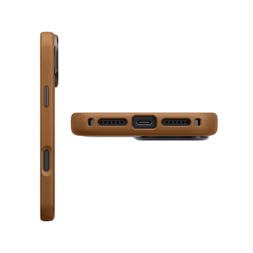 Uniq Hybrid Heldro Pro MagSafe Case for iPhone 17 Pro Max - Caramel