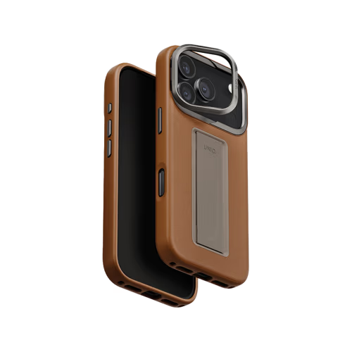 Uniq Hybrid Heldro Pro MagSafe Case for iPhone 17 Pro - Caramel