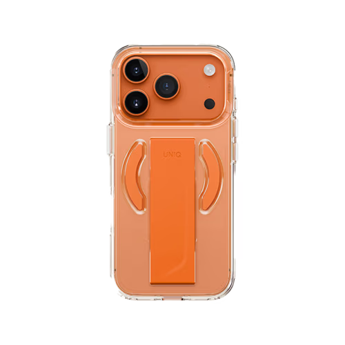 Uniq Hybrid Heldro Air MagSafe Case for iPhone 17 Pro - Volt Orange