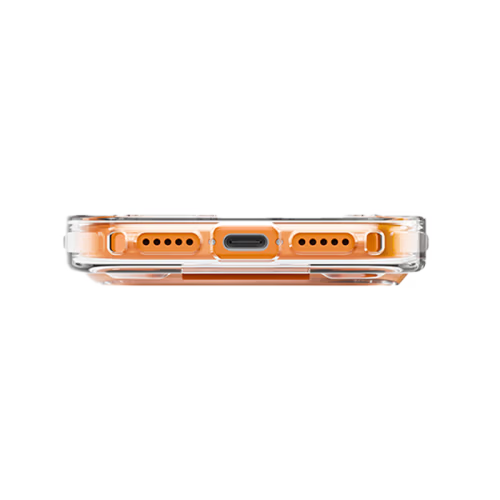 Uniq Hybrid Heldro Air MagSafe Case for iPhone 17 Pro - Volt Orange