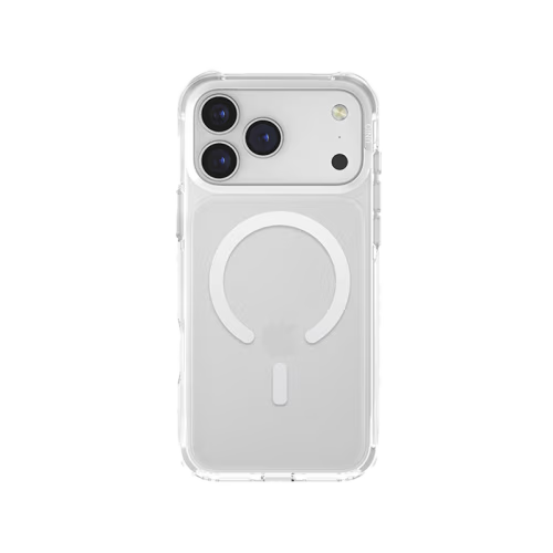 جراب Uniq Hybrid Lifepro Xtreme MagSafe لهاتف iPhone 17 Pro Max - فروست شفاف - أبيض