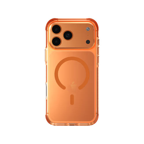 Uniq Hybrid Combat MagSafe Case for iPhone 17 Pro - Volt Orange