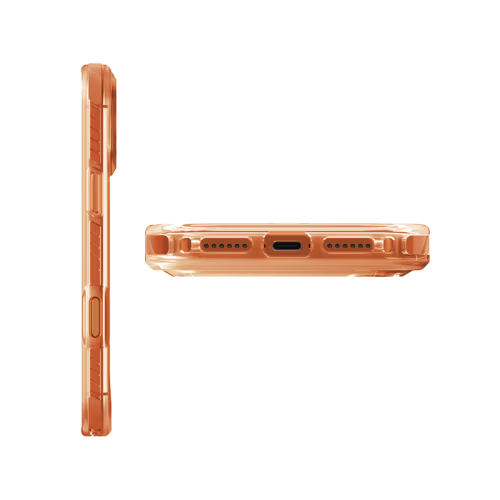 Uniq Hybrid Combat Magsafe Case for iPhone 17 Pro Max - Volt Orange