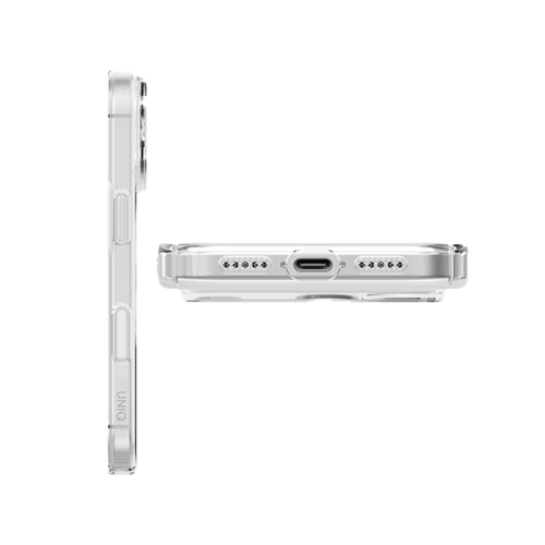 Uniq Airsuit MagSafe Case for iPhone 17 Pro - Glossy Clear-White