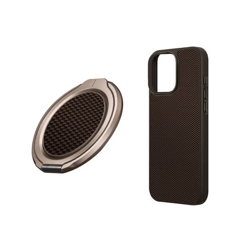 Uniq Keva Air MagSafe case with GripFit Premium for iPhone 16 Pro – Umber Brown