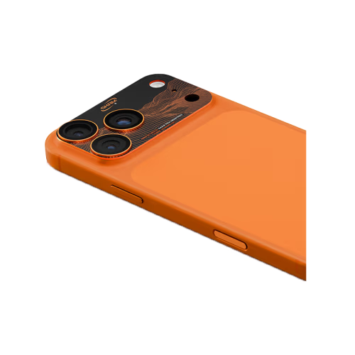 SkinArma Sonix Aluminium Camera Lens Protector for iPhone 17 Pro - Orange