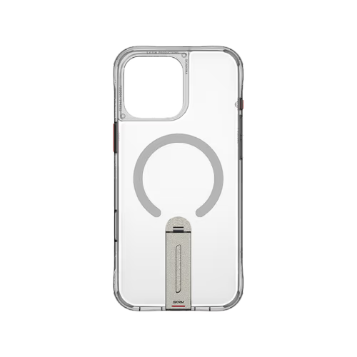 SkinArma Helix MagSafe Case With 360 Rotating Stand for iPhone 16 Pro - Titanium