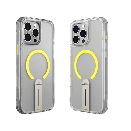 SkinArma Helix MagSafe Case With 360 Rotating Stand for iPhone 16 Pro Max - Clear