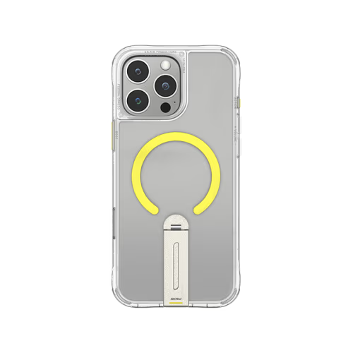 SkinArma Helix MagSafe Case With 360 Rotating Stand for iPhone 16 Pro - Clear